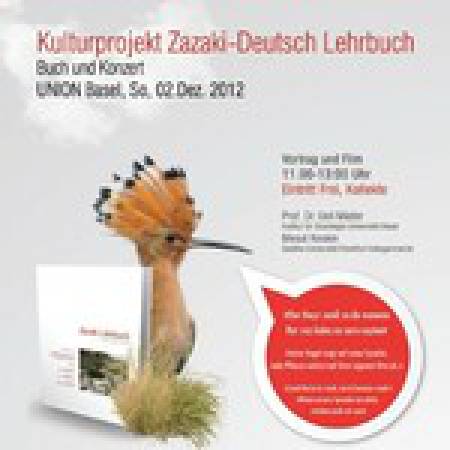 Kulturprojekt Zazaki-Deutsch Lehrbuch Flyer